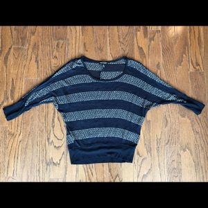 About A Girl Black and Tan Sweater - Medium